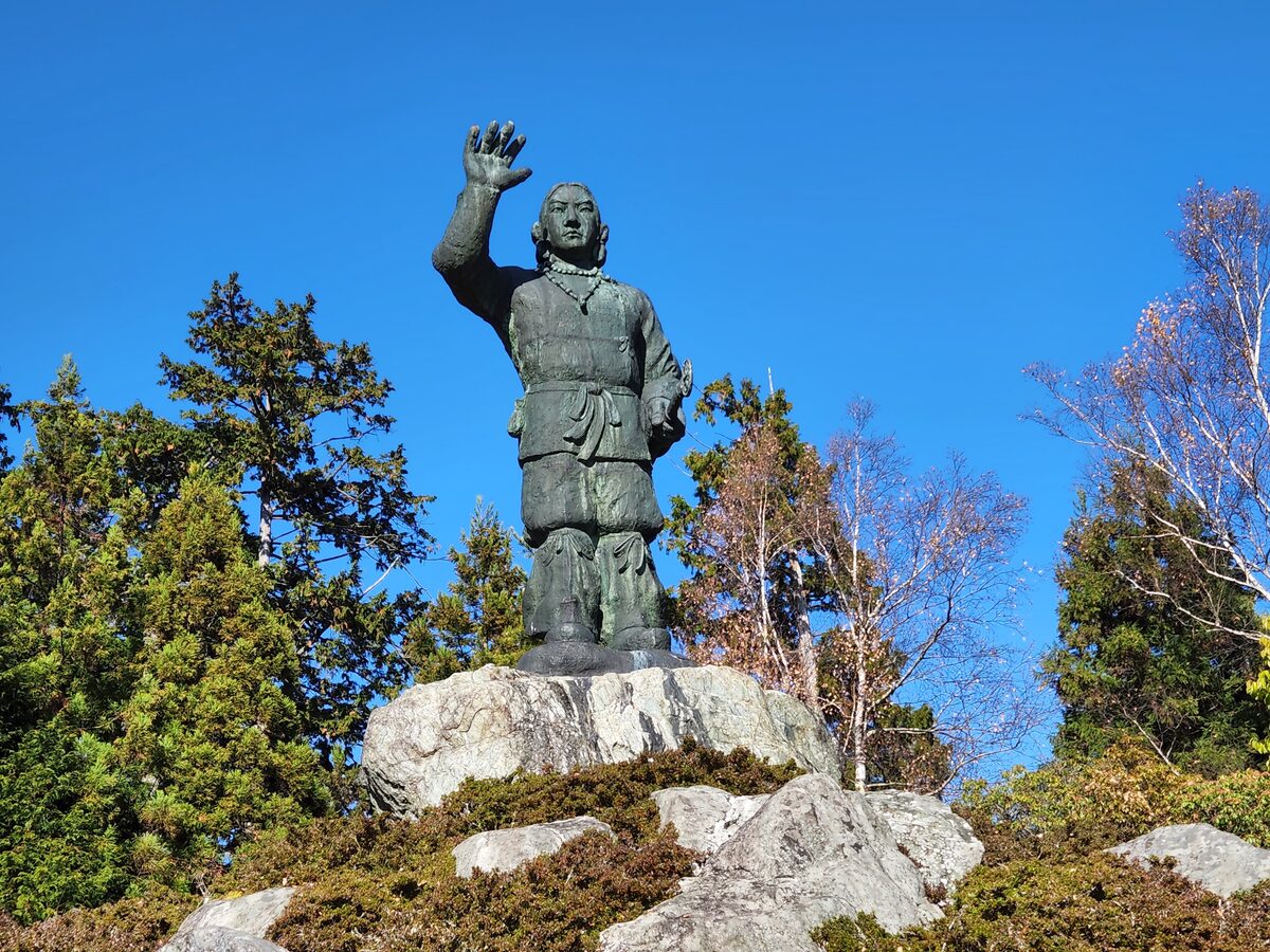 日本武尊の銅像 / Bronze statue of Yamato Takeru